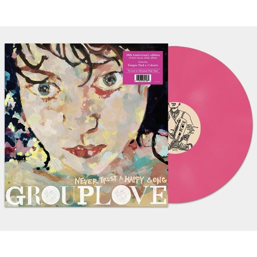 Grouplove - Never Trust a Happy Song‎ PINK Vinyl LP New